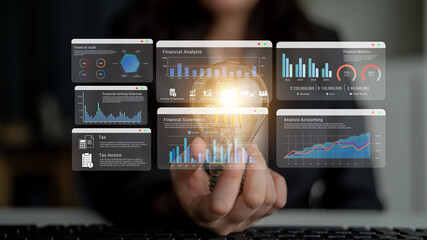 Financial dashboard improves data analytics reporting, performance tracking, and strategic decision making Parse