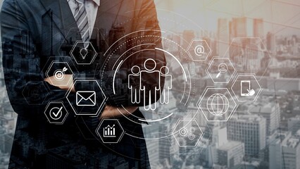 Business teamwork system showing digital communication and performance tracking. Teamwork improves collaboration, drives success, teamwork enhances planning, and teamwork supports productivity. Marrow