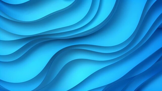 Oceanic Abstraction: A fluid abstract representation, conveying the serene beauty of the deep blue ocean. It shows the flowing waves and layered texture.