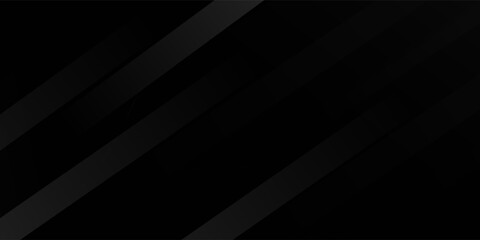 Obraz premium Black abstract background. Elegant dark diagonal shape elements. Modern luxury grey gradient graphic design.