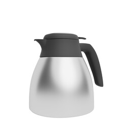 3D Render Stainless Steel Thermal Coffee Carafe