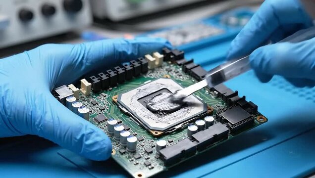 Applying Thermal Paste to CPU - A Detailed Guide for Optimal Cooling.