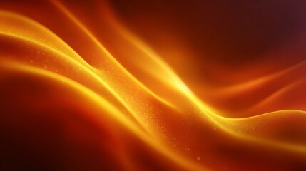 Fototapeta premium Abstract fiery energy flowing with dynamic curves and light effects