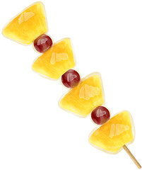 Watercolor Sweet Pineapple Tanghulu Candied Fruit