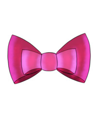 pink bow tie