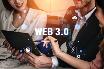 A map of global Web 3.0 decentralized applications and services. The ecosystem includes cryptocurrency, blockchain, and decentralized finance (DeFi). Motif