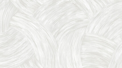 Obraz premium White abstract pattern with delicate swooping strokes and curved lines, evoking water ripples and sense of calm, perfect for modern backgrounds or minimalist design