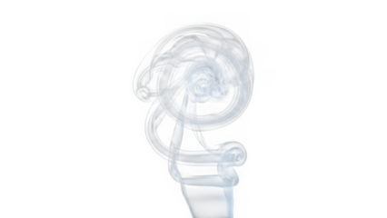 Gray smoke swirling in air  abstract smoke pattern