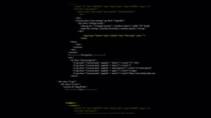 Abstract Code Snippets Displayed on a Dark Background. - Powered by Adobe