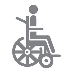 Wheelchair user icon