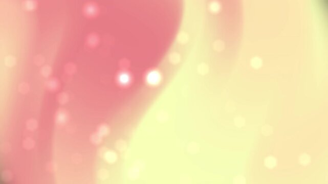 Pink and yellow bokeh background with sparkling dots, suitable for card designs, website backgrounds, or festive themed projects. Festive and vibrant backdrop for various designs.