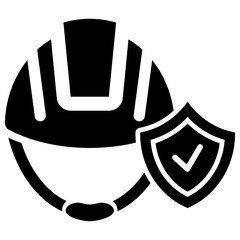  helmet  glyph icon