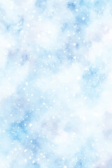 watercolor snowstorm background