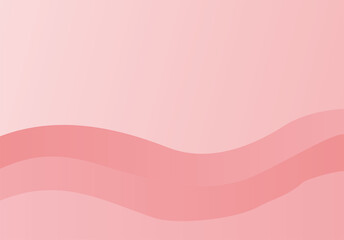 Gentle Pink Waves Abstract Background with Soft Gradient and Minimalist Design for a Soothing Aesthetic