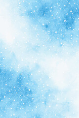 watercolor snowstorm background
