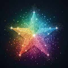 abstract starry night background