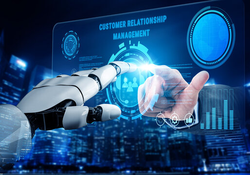 An AI powered Customer Relationship Management (CRM) system for business. An AI platform to manage customer interactions and improve satisfaction. Motif - Powered by Adobe