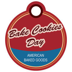 Bake Cookies Day label