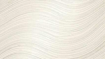 Subtle Wavy Lines Pattern - A Delicate and Minimalist Abstract Background with Gentle Curves and a Soft Beige Hue
