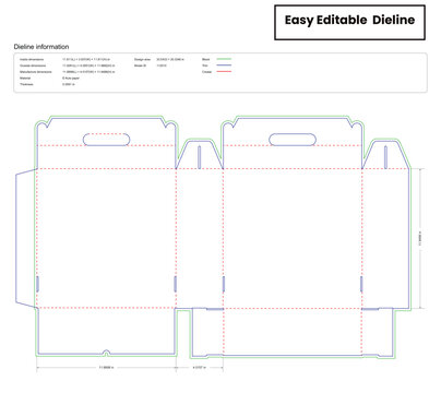 kraft gable box dieline template box dieline die lines packaging custom dieline  box cardboard box dieline pizza box dieline printable product packaging layout,
