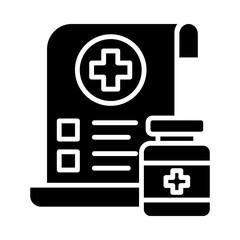 Obraz premium Prescription icon