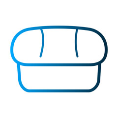 Bread icon deign template