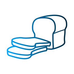 Bread icon deign template