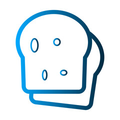 Bread icon deign template