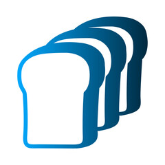 Bread icon deign template