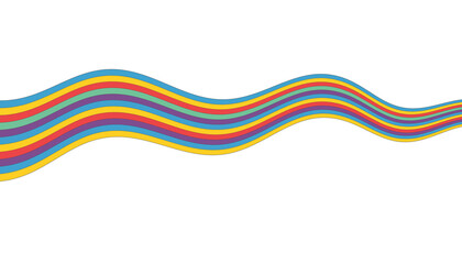 abstract colorful wave background