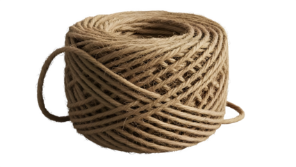 Natural Jute Twine Coil Handmade Craft PNG