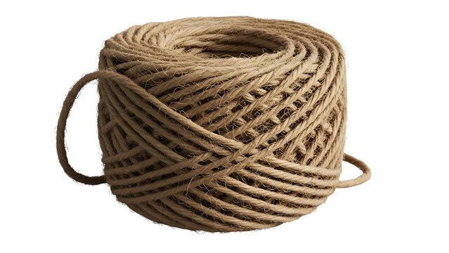 Natural Jute Twine Coil Handmade Craft PNG