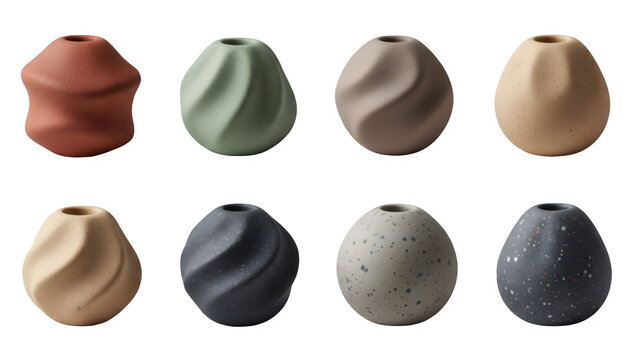 Handmade Clay Beads for Jewelry Craft PNG