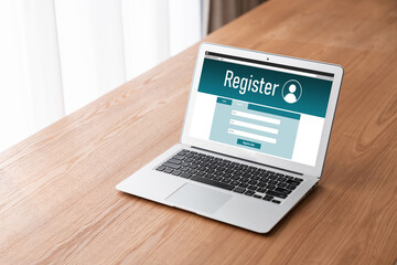 Online registration form for modish form filling on the internet website
