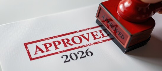 Stamp showing "Approved" with a date of 2026.
