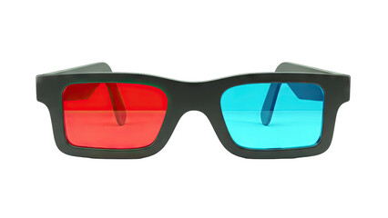 3D Glasses Isolated on White Background