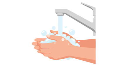 Essential Hand Hygiene Routine with Soap and Running Water for Cleanliness and Health Maintenance