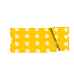 Realistic Yellow Masking Tape