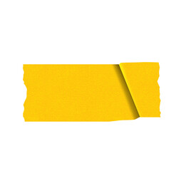 Realistic Yellow Masking Tape