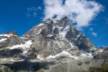 Obraz premium Matterhorn south face in summer - Valtournenche, Italy