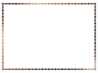 丸、長方形F4、18茶