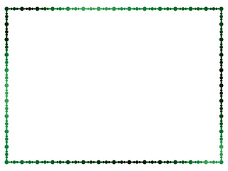 丸、長方形F4、17緑