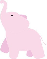 Cute Cartoon Elephant Element