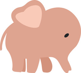 Cute Cartoon Elephant Element
