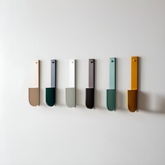 Fototapeta premium Home Organization with Minimalist Wall Hooks