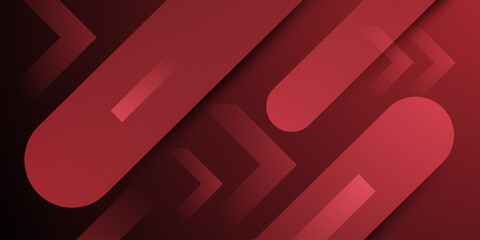 Abstract dark red dynamic color background design. Trendy shapes pattern geometric banner background element concept.