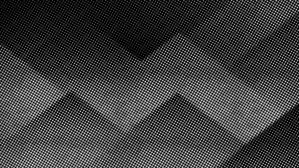 Halftone Dots Black Background