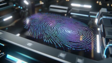 A close-up of a digital computer circuit board and fiber optics background with glowing light spots creates a high-tech network connection for data server security and electronic audio equipment - Powered by Adobe