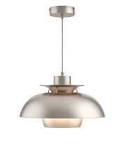 Modern and simple pendant light against an isolated background.