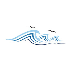 Make a Professional Wave Vector Icon